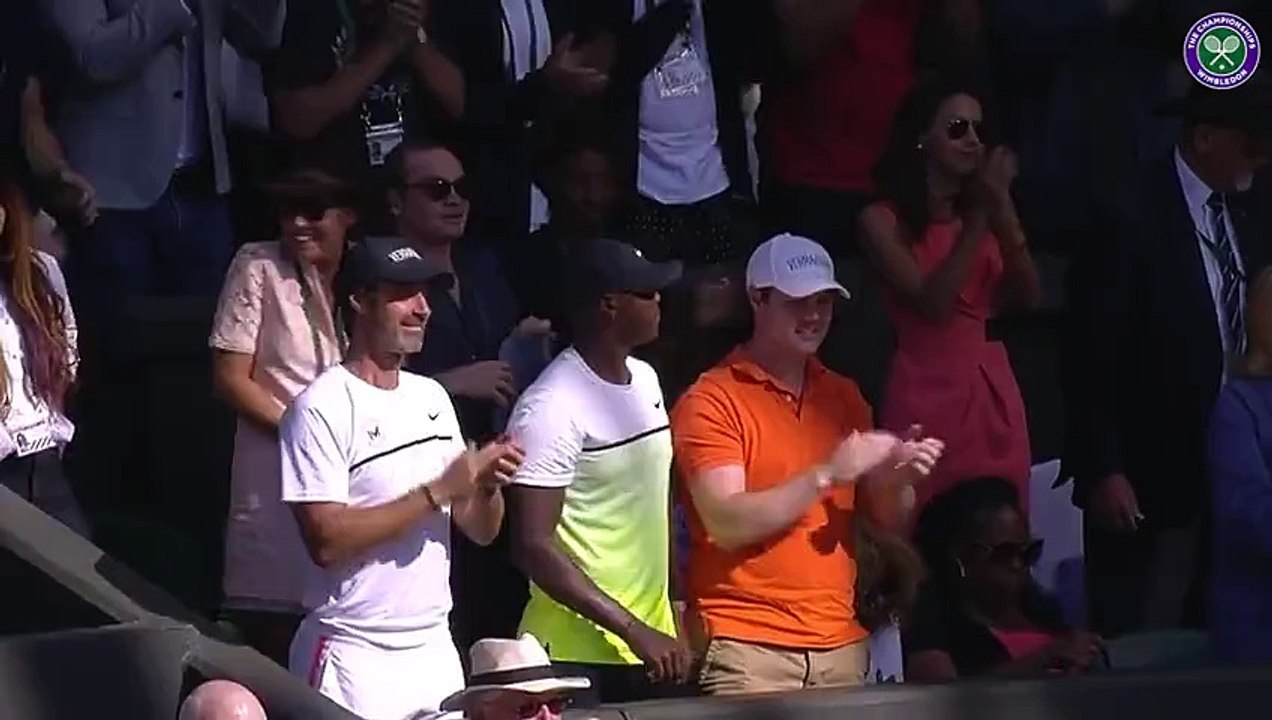 Wimbledon on Twitter- -WATCH @serenawilliams serves out in style to power past Sharapova #Wimbledon http-__t.co_qo3bzpDmwx-