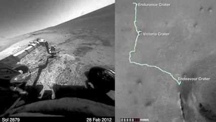 NASA releases time-lapse of Mars rover's 11-year marathon