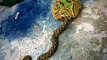 Ceratophrys cornuta/Rana pacman comiendo culebra de rio