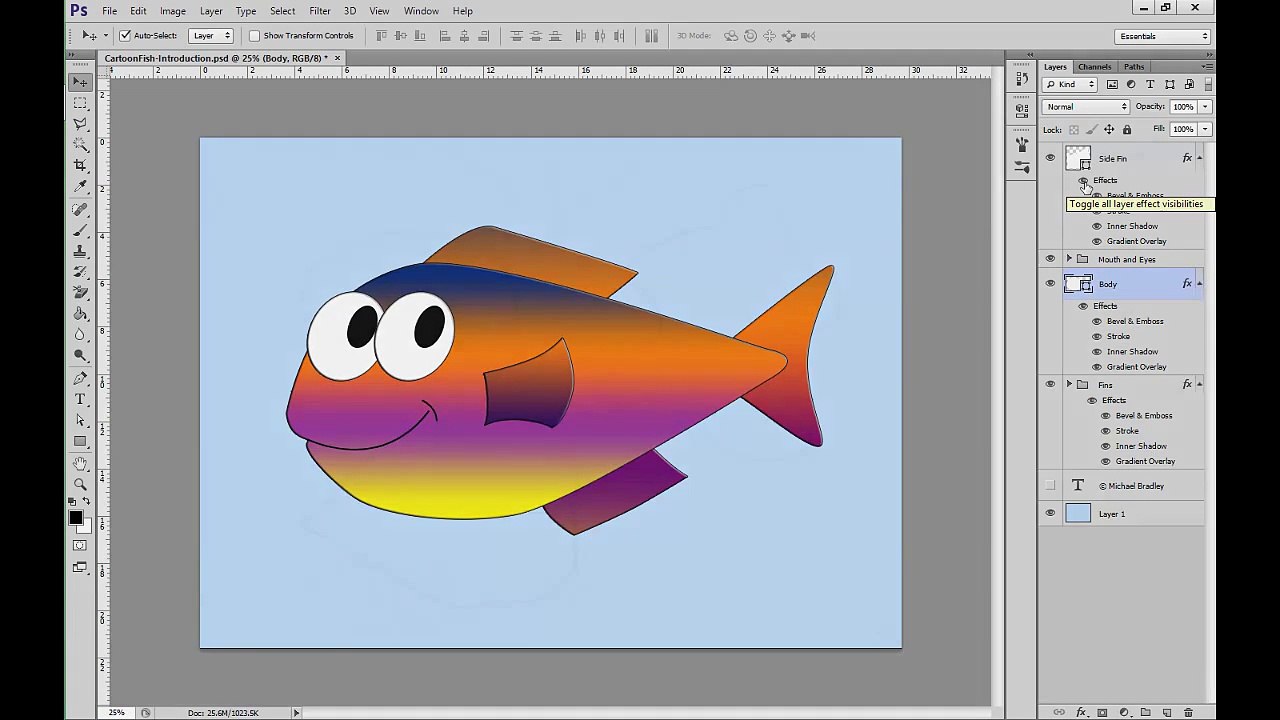 How to use the Photoshop Pen Tool to Draw Shapes