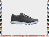 2013 Ashworth Cardiff Mesh Spikeless Golf Shoes Iron/White 8UK