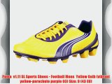 Puma  v1.11 SL Sports Shoes - Football Mens  Yellow Gelb (vibrant yellow-parachute purple 03)