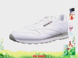 Reebok Classic Leather Men's Training Running Shoes White (Int White/Grey) 10 UK (44 1/2 EU)