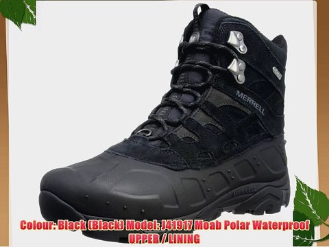 Merrell Moab Polar Waterproof Men's Hiking Boots Black J41917 43 EU 8.5 UK