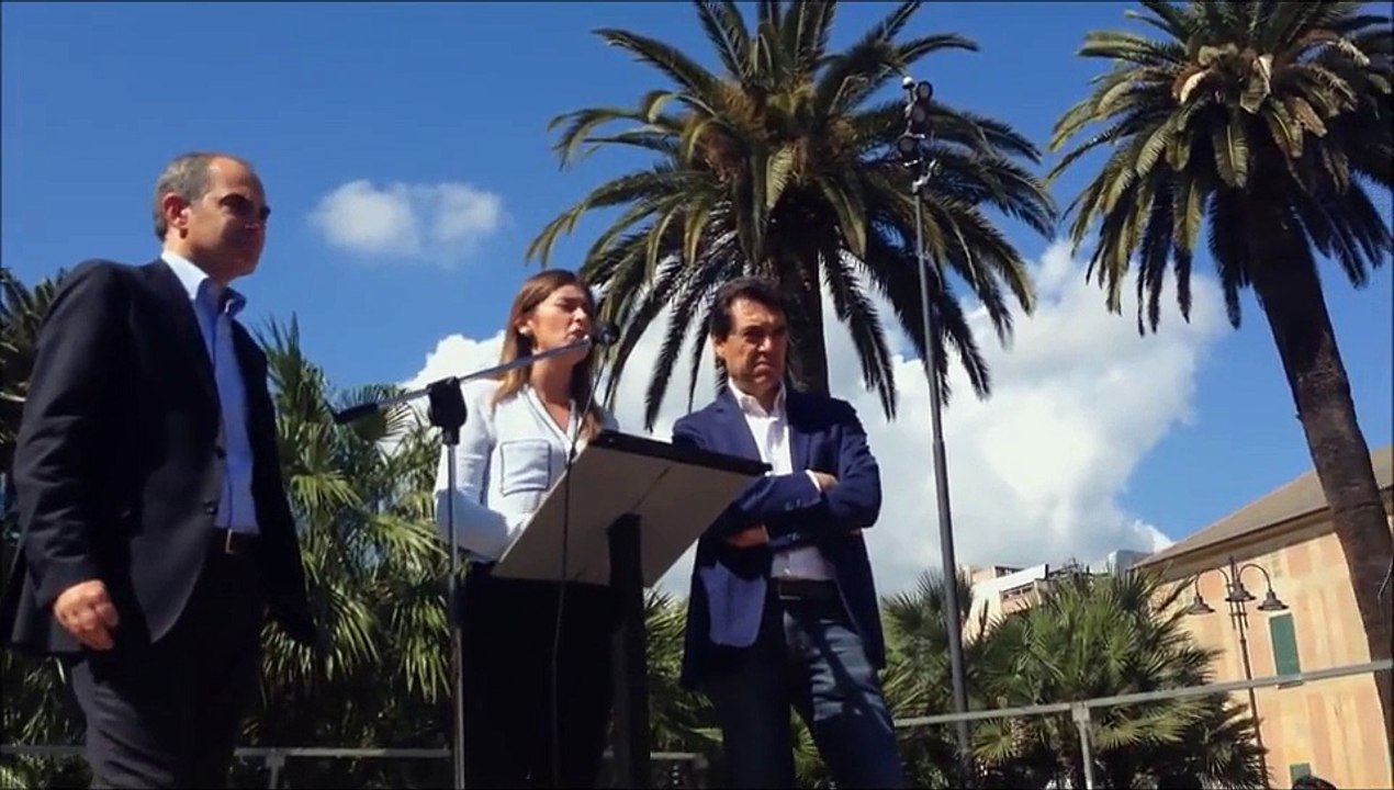 Il Ministro Maria Elena Boschi in visita ad Albenga