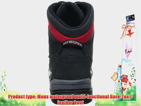 LOWA RENEGADE GTX MID 3109459901 Unisex-adult Hiking Boot Black 7.5 UK