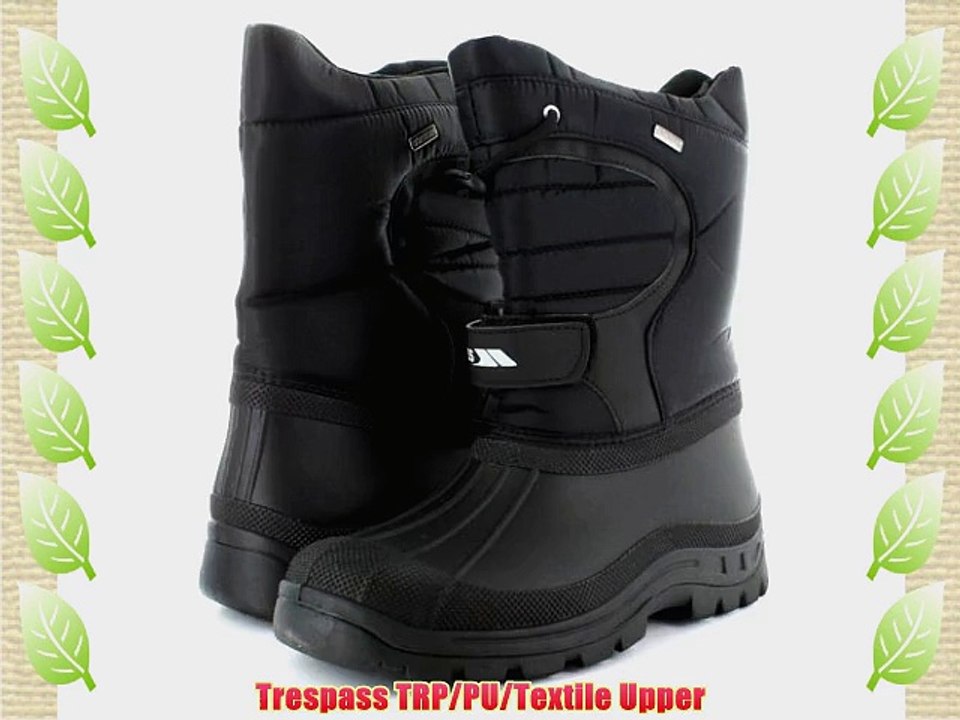 trespass mens dodo snow boots black