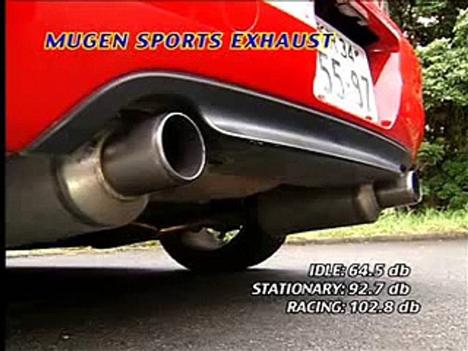 Honda S2000 Exhaust Test