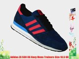 Adidas ZX 500 OG Navy Mens Trainers Size 10.5 UK