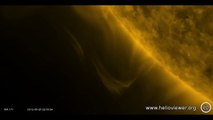 NASA spotted Gigantic Sphere near Sun while reflecting Solar Eruption -- May 25, 2012