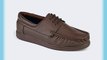 Mens DEK Tan Brown Leather Lace Up Bowls Bowling Shoes Size 8