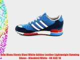 New Mens/Gents Blue/White Adidas Leather Lightweight Running Shoes - Bluebird/White - UK SIZE