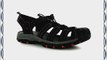 Karrimor Mens Ithaca Walking Sandals Speed Lacing Sports Hiking Beach Shoes Black/Red UK 8