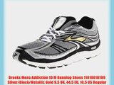 Brooks Mens Addiction 10 M Running Shoes 1101001D789 Silver/Black/Metallic Gold 9.5 UK 44.5