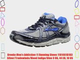 Brooks Men's Addiction 11 Running Shoes 1101461D183 Silver/Tradewinds/Mood Indigo/Blue 9 UK