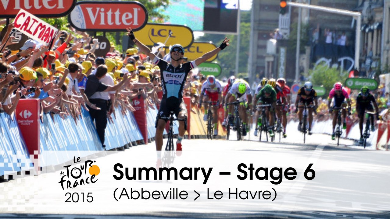 Summary - Stage 6 (Abbeville > Le Havre) - Tour de France 2015