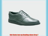 Dek Gents lace up Bowling shoes Grey 7