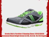 Brooks Men's Pureflow 3 Running Shoes 1101621D030 Pavement/Black/Bright Green 9.5 UK 44.5 EU