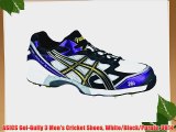 ASICS Gel-Gully 3 Men's Cricket Shoes White/Black/Purple UK14