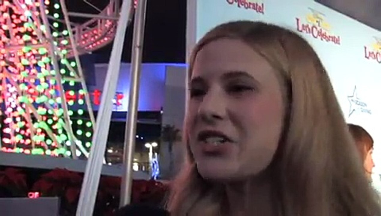 Caroline Sunshine (Shake It Up)  Interview at Starlight Children's Foundation's Disney on Ice