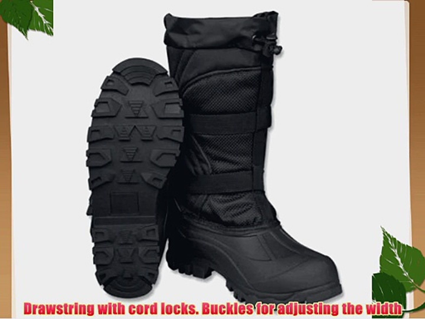 Mil-Tec Winter Boots Arctic Black - video Dailymotion