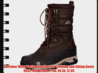 Download Video: Karrimor Mens Bering Weathertite Trekking and Hiking Boots K652-BRN Brown 11 UK 45 EU 12 US