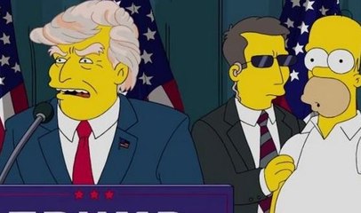Mira cómo Los Simpson se burlan de Donald Trump