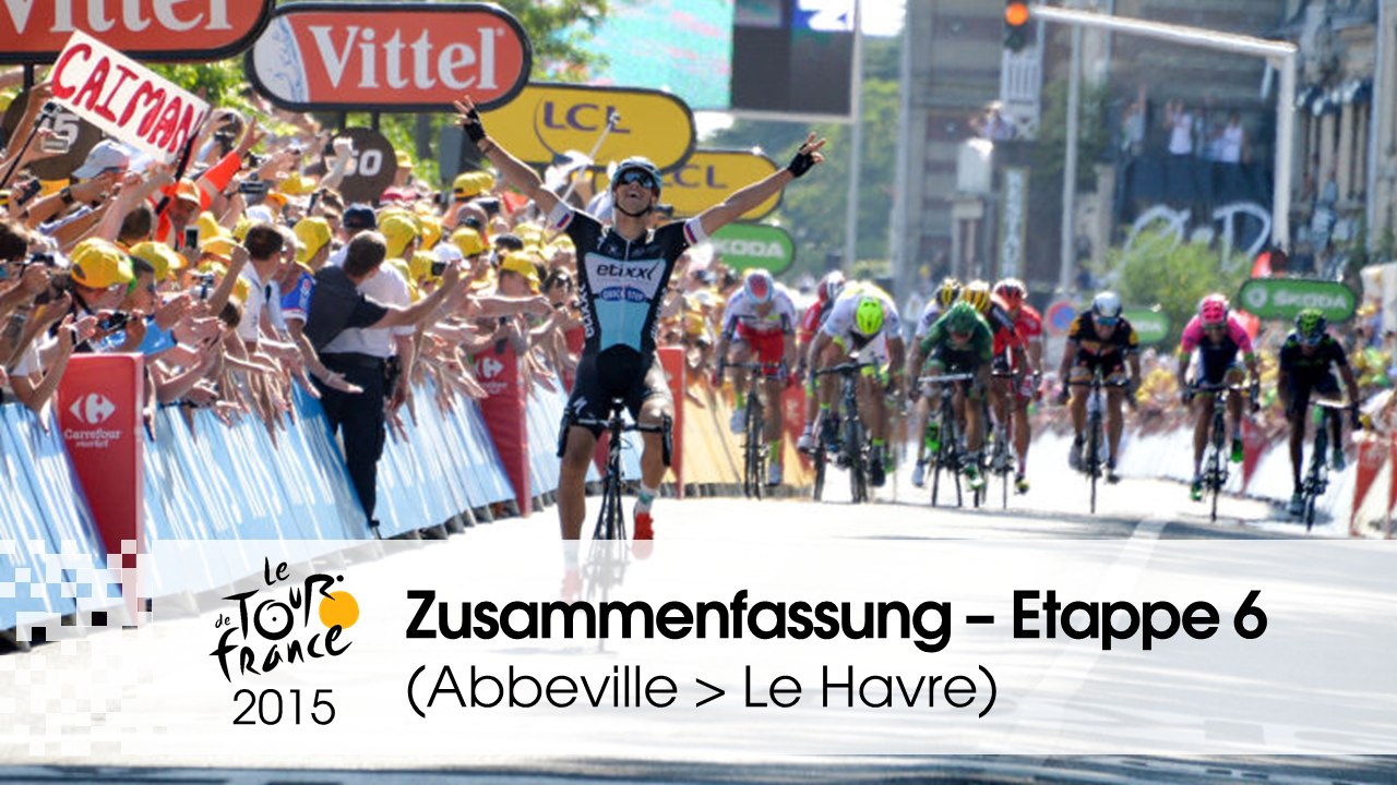 Zusammenfassung - Etappe 6 (Abbeville > Le Havre) - Tour de France 2015