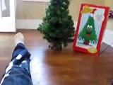 Kit Kat meets a talking Christmas tree.