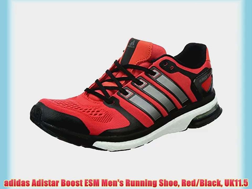 adidas Adistar Boost ESM Men's Running Shoe Red/Black UK11.5 - video  Dailymotion