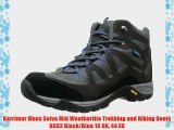 Karrimor Mens Solva Mid Weathertite Trekking and Hiking Boots K692 Black/Blue 10 UK 44 EU