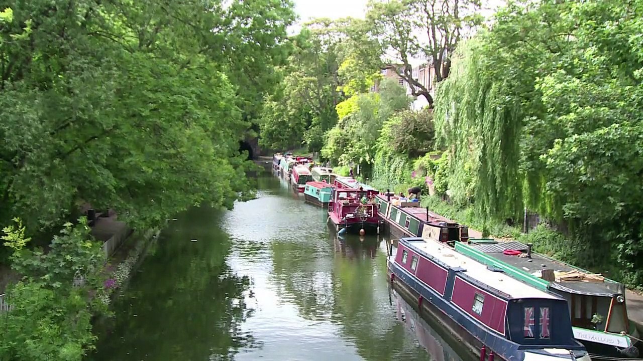 Leben auf dem Hausboot in London