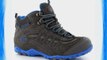 Hi-Tec Boys Windermere Mid Waterproof JR Boots O002747/051/01 Charcoal/Cobalt Blue 2 UK 34