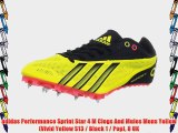 adidas Performance Sprint Star 4 M Clogs And Mules Mens Yellow  (Vivid Yellow S13 / Black 1