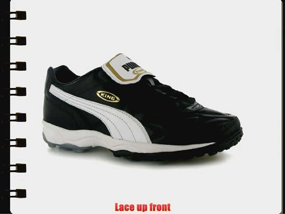 Puma King Allround Mens Astro Turf Trainers Black/Whi/Gold 9 UK UK