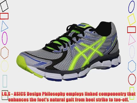 Asics Men s Gt 2000 M Silver Neon Yellow Blue Trainer T2K2N 9307 7 UK