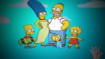 Finger Family The Simpsons Cartoon | Nursery Rhymes for Children