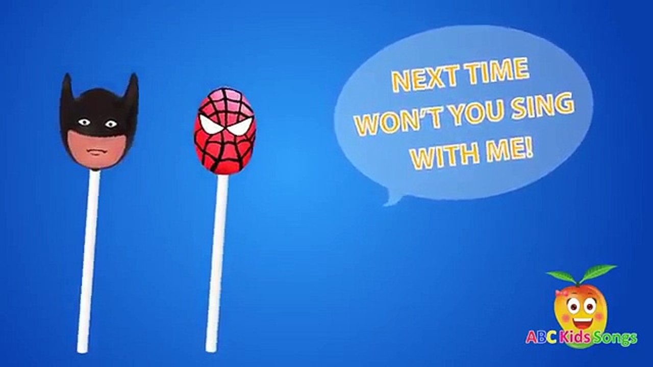 ABC Song for Kids | Batman and Spiderman Cake Pops ABC for Baby | ABC Songs for Children