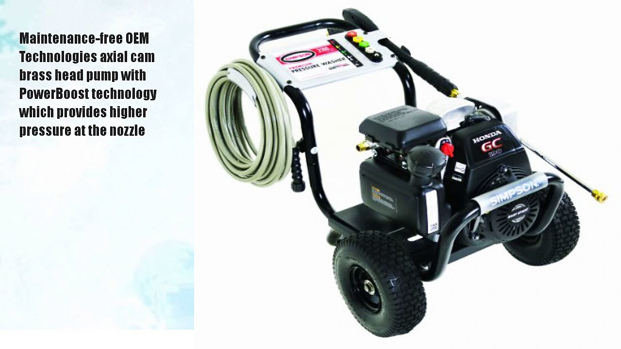 Simpson MSH3125-S MegaShot 3100 PSI 2.5 GPM Honda