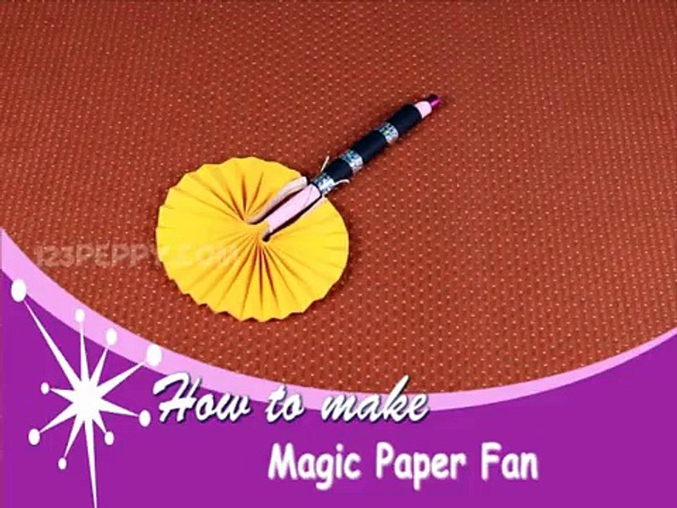 How to Make a Magic Paper Fan