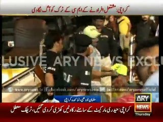 Unrest at Hyderi Market after firing during anti-encroachment operation