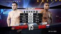 Sahak Parparyan - Jason Wilnis GLORY 14 Zagreb (Bilgehan Demir Anlatımı)