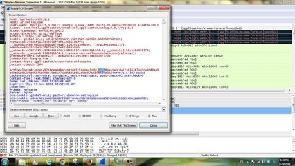 Download Video: Wireshark Sniffing Password and Cookie