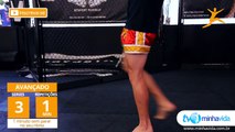 Treino de Muay Thai: chute frontal trabalha pernas e abdômen