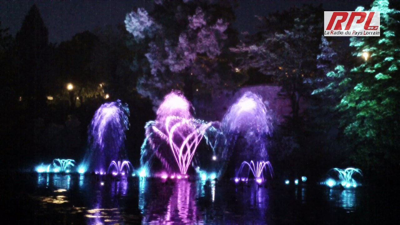 Metz Nouveau spectacle des fontaines dansantes 2015
