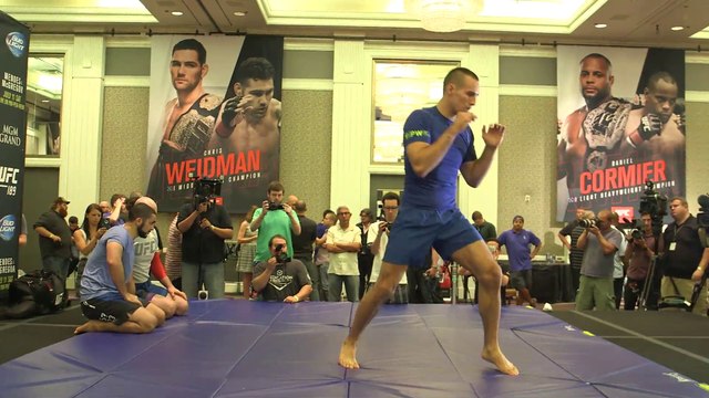 UFC 189: Open Workouts Recap