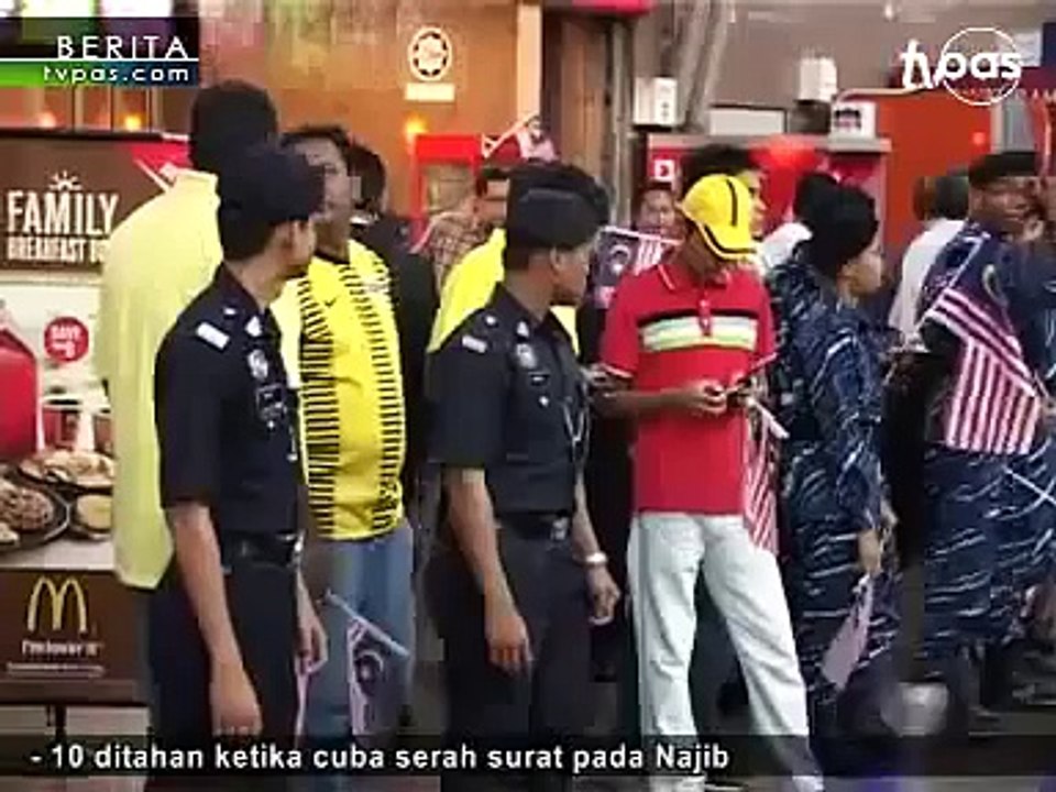 Serah surat ke najib kena tangkap