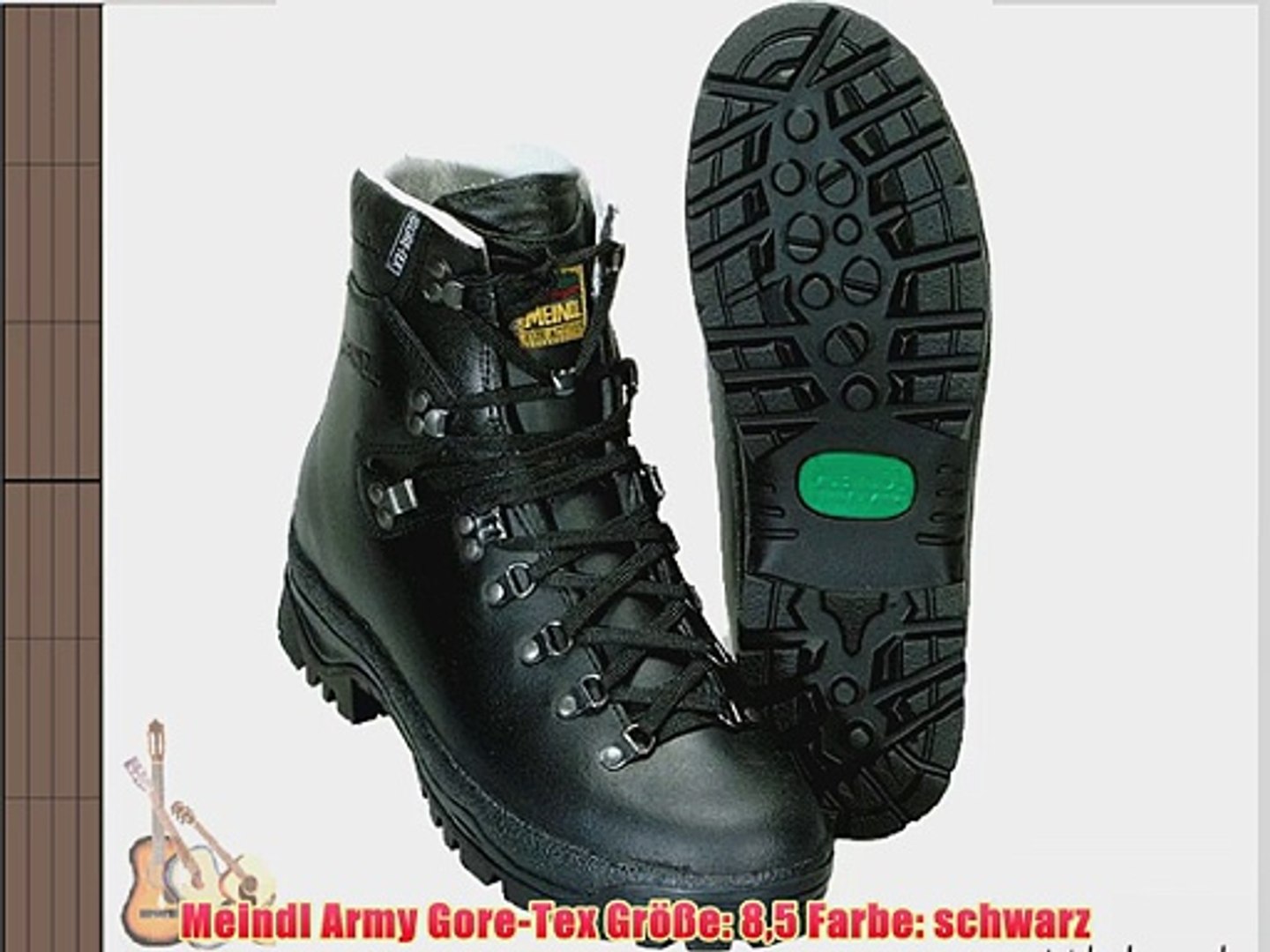 Meindl Army Gore-Tex Gr??e: 85 Farbe: schwarz - video Dailymotion