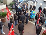 Carrefour Roma - lavoratori in sciopero -  presidi - tor vergata - cinecittà
