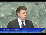 Juan Manuel Santos en la ONU